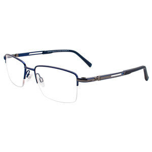 EASYCLIP EC408 Eyeglasses 050 Satin Dark Blue 53mm